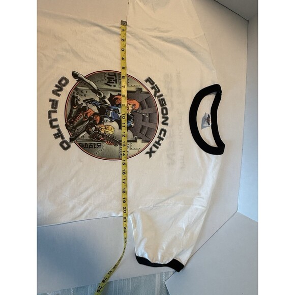 Prison Chix On Pluto NPFC.org Shirt  JERZEES “I'm innocent, I swear” RARE Sz L - Picture 9 of 16